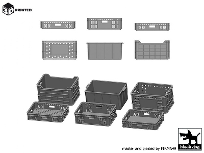 Plastic Crates (6pcs) - image 2