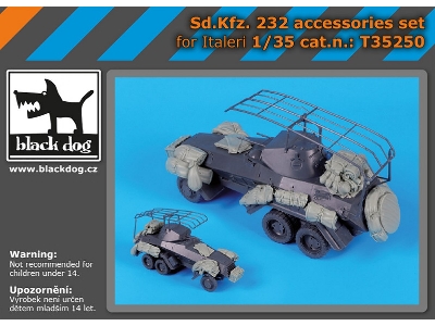 Sd.Kfz 232 Accessories Set For Italeri - image 1