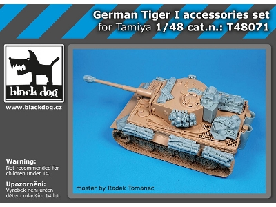 German Tiger I Accessories Set For Tamiya - image 1