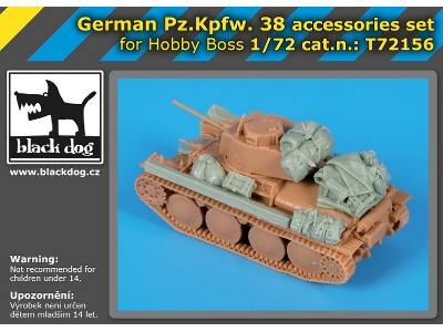 German Pz.Kpfw 38 Accessories Set For Hobby Boss - image 1