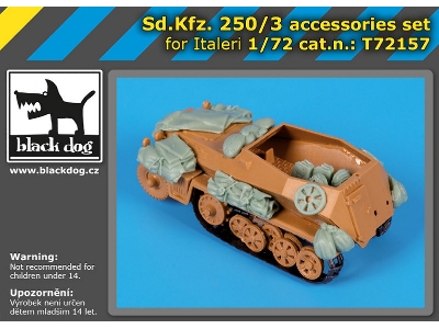 Sd.Kfz. 250/3 Accessories Set For Italeri - image 1