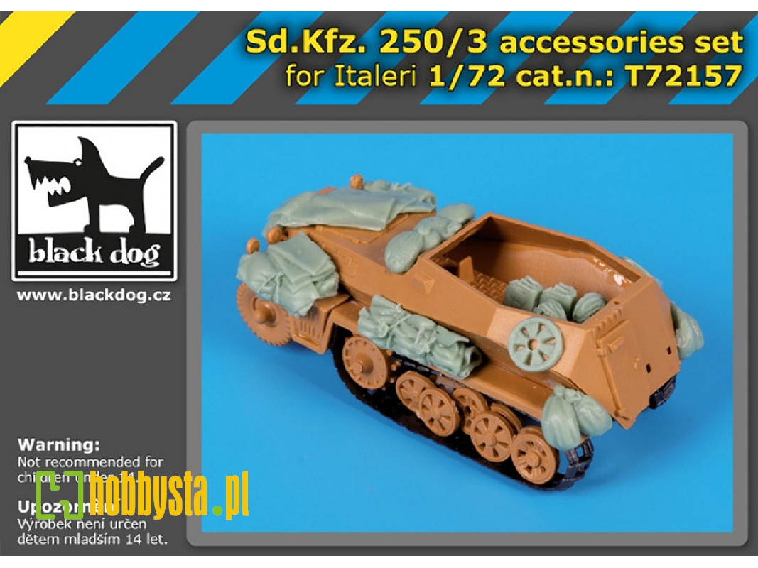 Sd.Kfz. 250/3 Accessories Set For Italeri - image 1