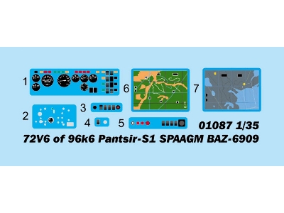 72v6 Of 96k6 Pantsir-s1 Spaagm Baz-6909 - image 3