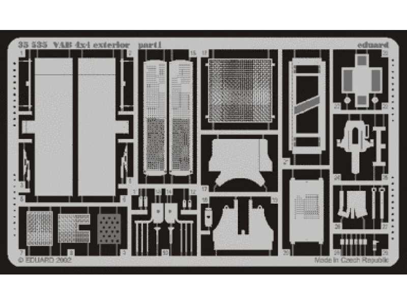 VAB 4x4 exterior 1/35 - Heller - image 1