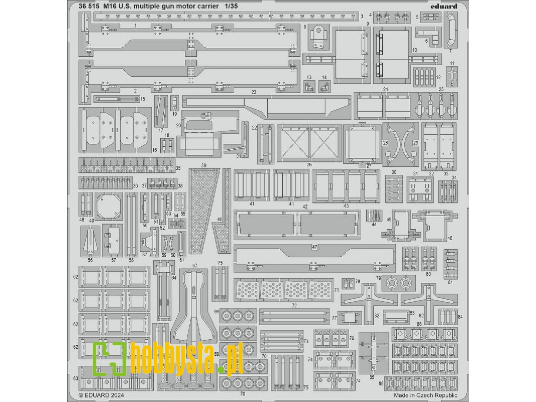 M16 U. S. multiple gun motor carrier 1/35 - TAMIYA - image 1