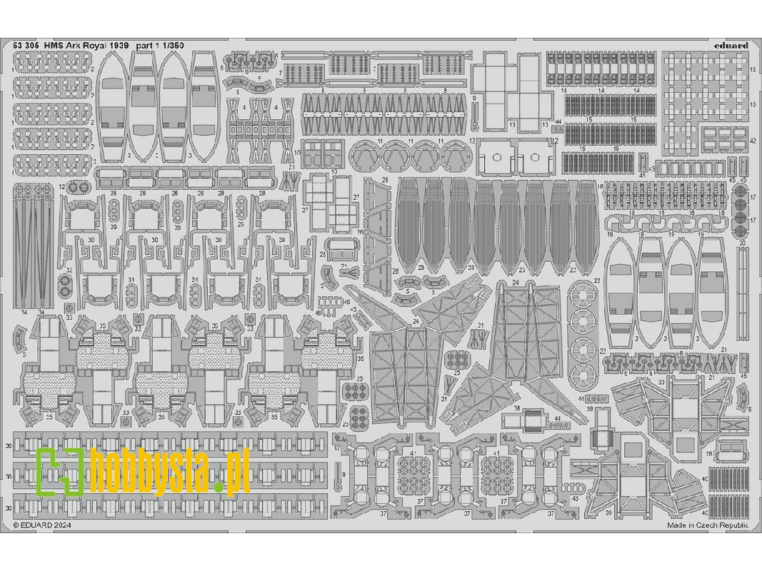 HMS Ark Royal 1939 part 1 1/350 - I LOVE KIT - image 1