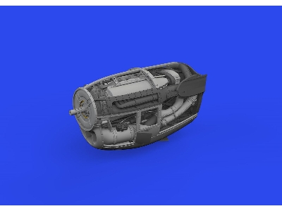 P-38J left engine PRINT 1/48 - TAMIYA - image 1