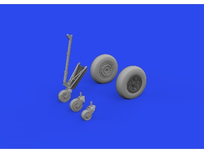 TBF/ TBM wheels w/ smooth tire 1/48 - ACADEMY - image 2