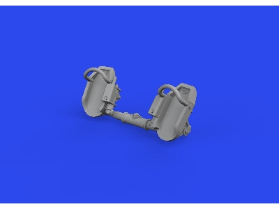 Bf 109E rudder pedals early PRINT 1/72 - image 2