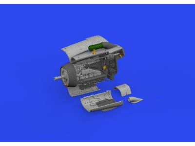 Bf 109F engine PRINT 1/72 - EDUARD - image 3