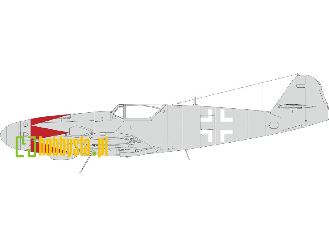 Bf 109K-4 tulip pattern & national insignia 1/48 - image 1