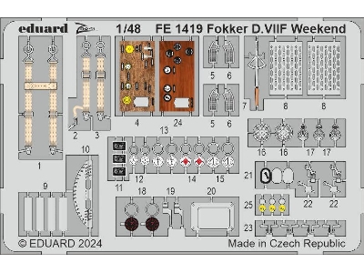 Fokker D. VIIF Weekend 1/48 - EDUARD - image 1