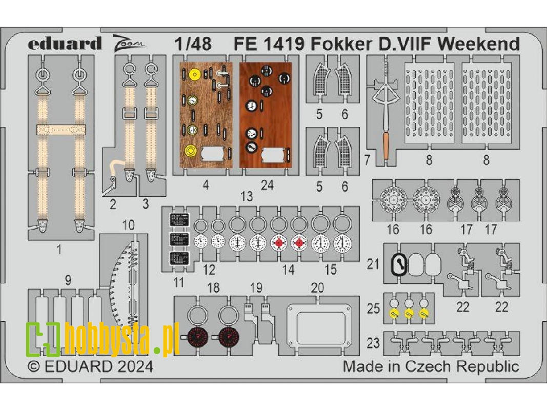 Fokker D. VIIF Weekend 1/48 - EDUARD - image 1 Fokker D. VIIF Weekend 1/48 - EDUARD - image 1