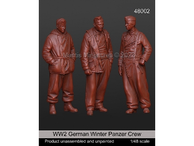 Ww2 German Winter Panzer Crew - image 1