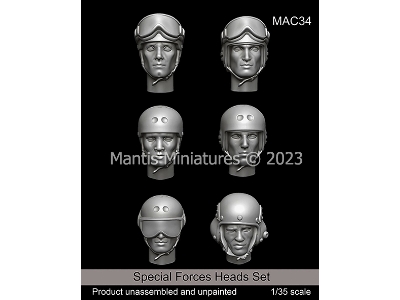Special Forces Heads Set - image 1