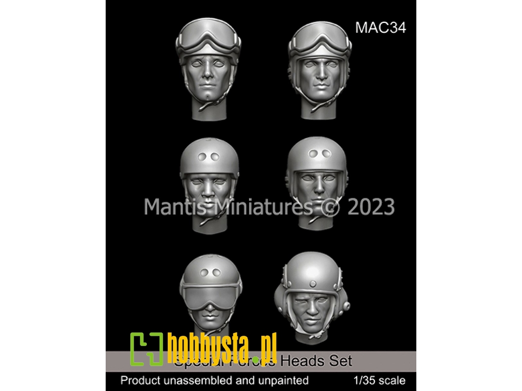 Special Forces Heads Set - image 1