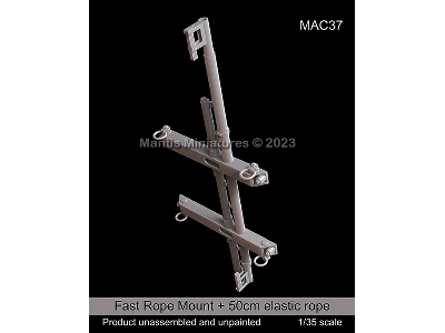 Fast Rope Mount And 50cm Elastic Rope (For Black Hawks) - image 1