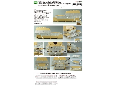 Wwii German Sd.Kfz.184 Elefant Zimmerit Coating Decal Set (For Tamiya) - image 13