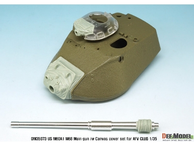 Us M60a1 M68 Main Gun /Canvas Cover Set(For Afv Club 1/35 Kit) - image 6