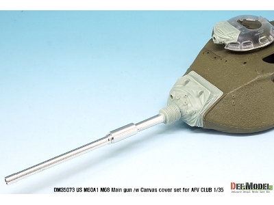 Us M60a1 M68 Main Gun /Canvas Cover Set(For Afv Club 1/35 Kit) - image 8