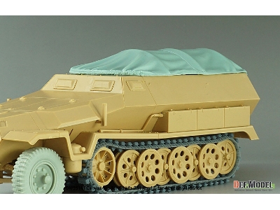 Canvas Top For Sd.Kfz.251 Ausf.C (For Academy) - image 7