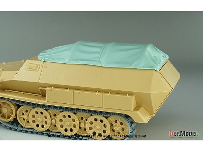 Canvas Top For Sd.Kfz.251 Ausf.C (For Academy) - image 8