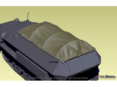 Canvas Top For Sd.Kfz.251 Ausf.C (For Academy) - image 15