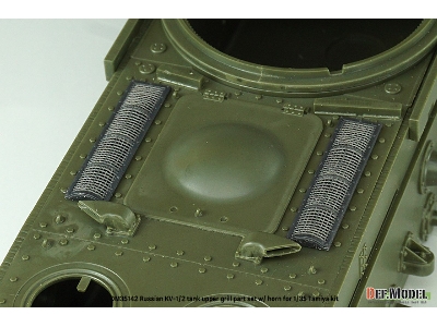 Russian Kv-1/2 Upper Grill Set With Horn (For Tamiya) - image 7