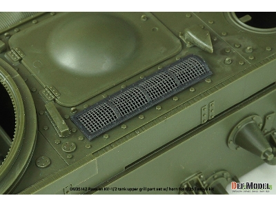 Russian Kv-1/2 Upper Grill Set With Horn (For Tamiya) - image 8