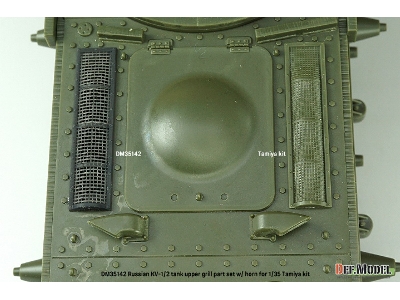 Russian Kv-1/2 Upper Grill Set With Horn (For Tamiya) - image 10