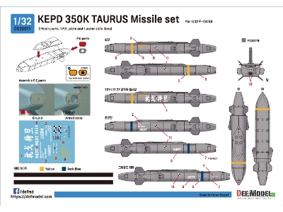 Kepd 350k Taurus Missile Set (For F-15k Kit) - image 9