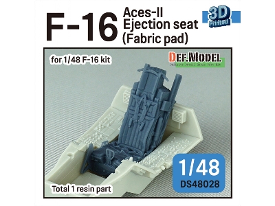 F-16 Aces-ii Ejection Seat (Fabric Pad) (For F-16 Kit) - image 1