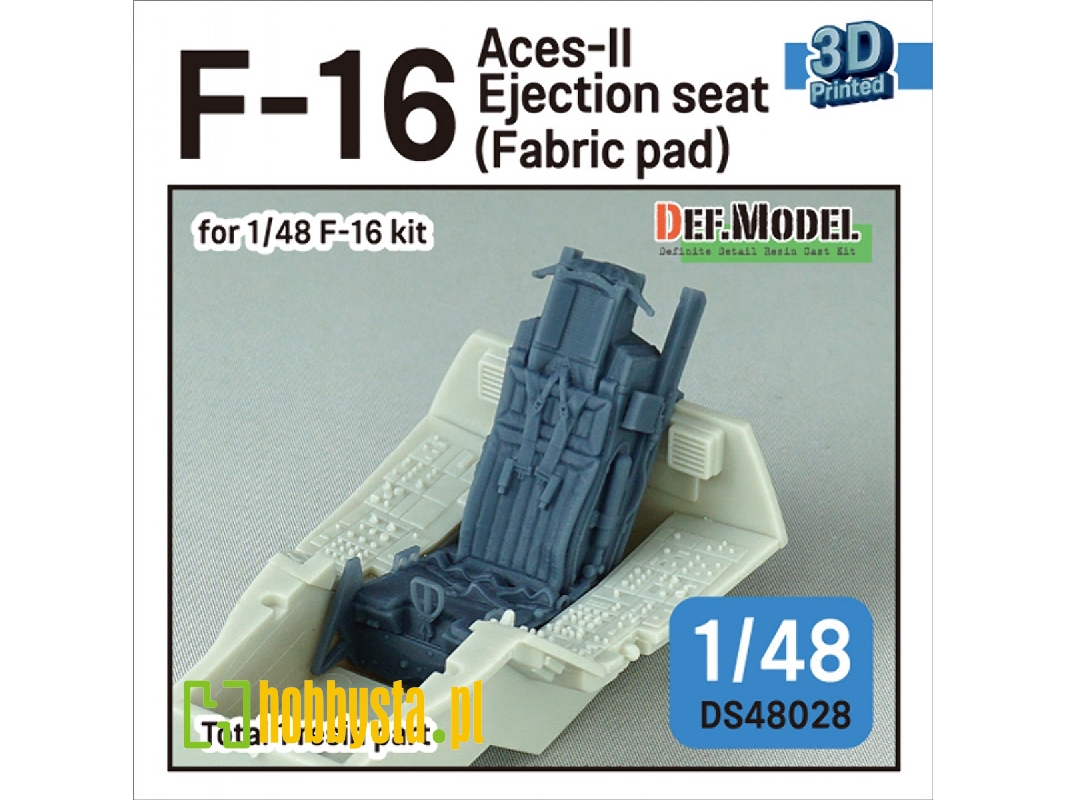 F-16 Aces-ii Ejection Seat (Fabric Pad) (For F-16 Kit) - image 1