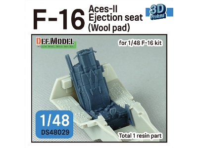 F-16 Aces-ii Ejection Seat (Wool Pad) (For F-16 Kit) - image 1