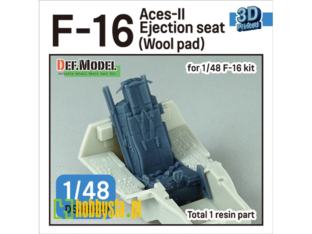 F-16 Aces-ii Ejection Seat (Wool Pad) (For F-16 Kit) - image 1
