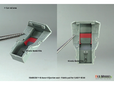 F-16 Aces-ii Ejection Seat (Wool Pad) (For F-16 Kit) - image 11