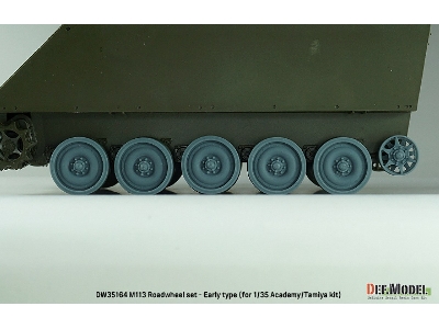 Us M113 Apc Roadwheel Set - Early Type (For Academy, Tamiya) - image 9