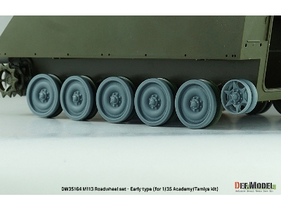 Us M113 Apc Roadwheel Set - Early Type (For Academy, Tamiya) - image 10