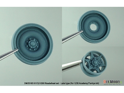 Us M113/Rok K200 Roadwheel Set - Late Type (For Academy, Tamiya) - image 6