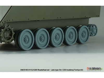 Us M113/Rok K200 Roadwheel Set - Late Type (For Academy, Tamiya) - image 8