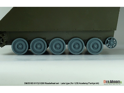 Us M113/Rok K200 Roadwheel Set - Late Type (For Academy, Tamiya) - image 9