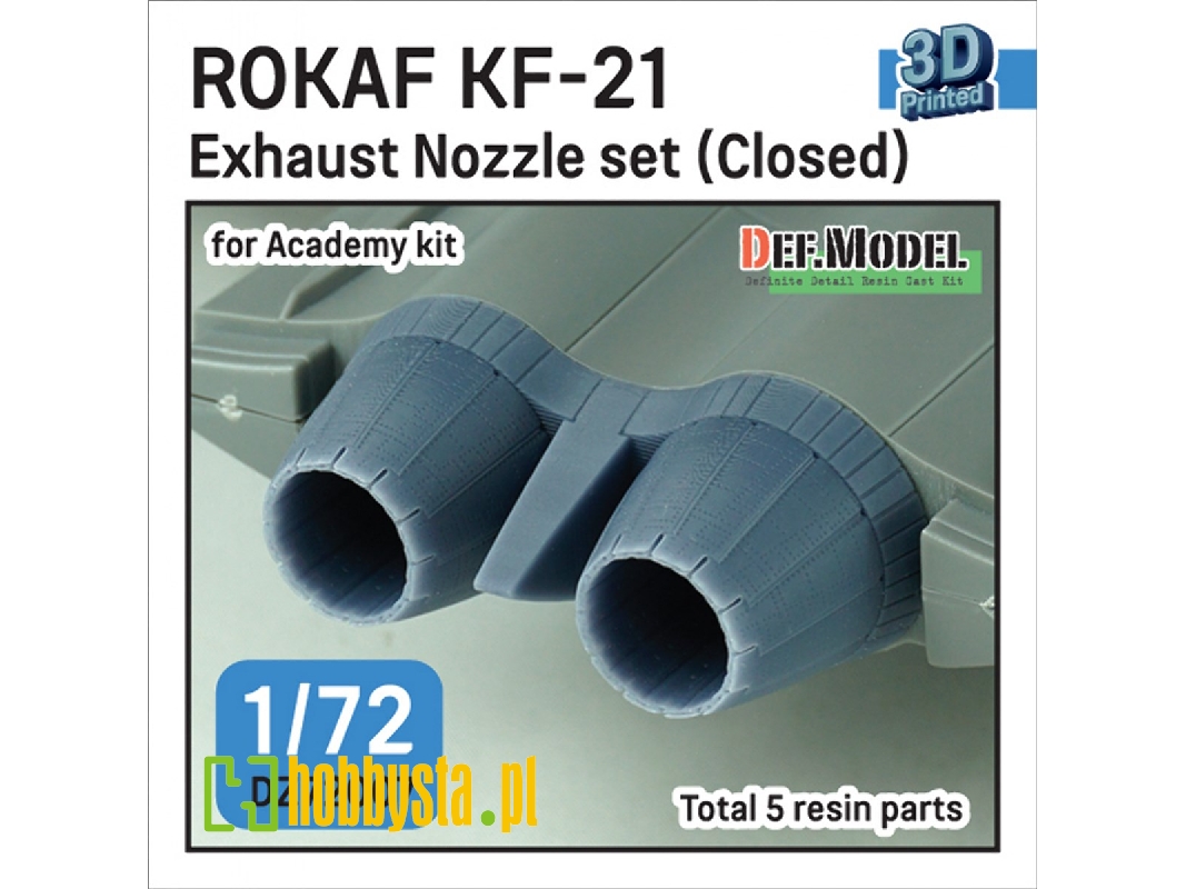 Rokaf Kf-21 Exhaust Nozzle Set (Closed) (For Academy) - image 1