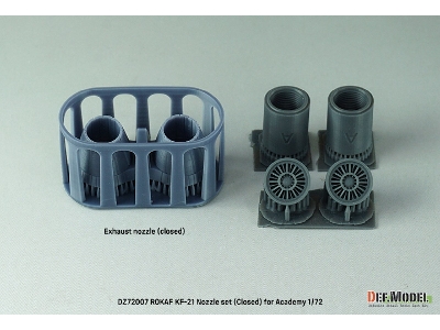 Rokaf Kf-21 Exhaust Nozzle Set (Closed) (For Academy) - image 2