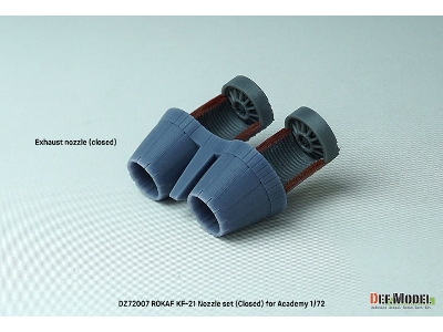 Rokaf Kf-21 Exhaust Nozzle Set (Closed) (For Academy) - image 4