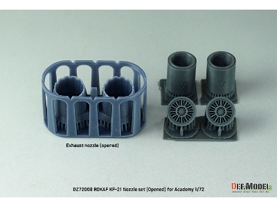 Rokaf Kf-21 Exhaust Nozzle Set (Opened) (For Academy) - image 2