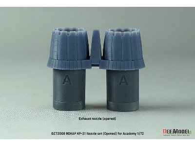 Rokaf Kf-21 Exhaust Nozzle Set (Opened) (For Academy) - image 3