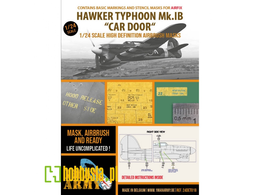 Hawker Typhoon Mk.Ib 'car Door' (Airfix) - image 1