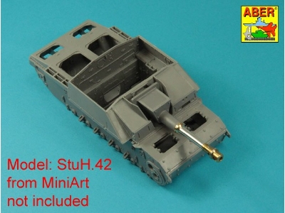 German 105 mm leFH 18 L/28 Barrel for StuH 42, Ausf. G - (Early model) - image 10