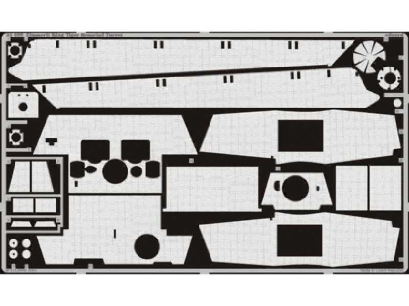 Zimmerit King Tiger Henschel 1/35 - Dragon - image 1