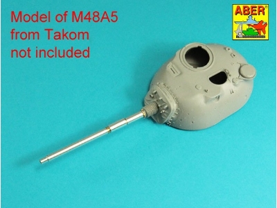 105 mm M-68 barrel with thermal shroud for  M48A5 Tank - image 3